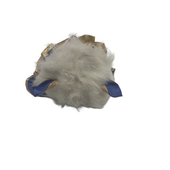 Vintage Porcelain Mardi Gras Jester Cat Mask Wall Art Decor - Picture 3 of 5